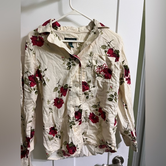 Vintage Ralph Lauren Women’s PJ Set Sm - Picture 2 of 8